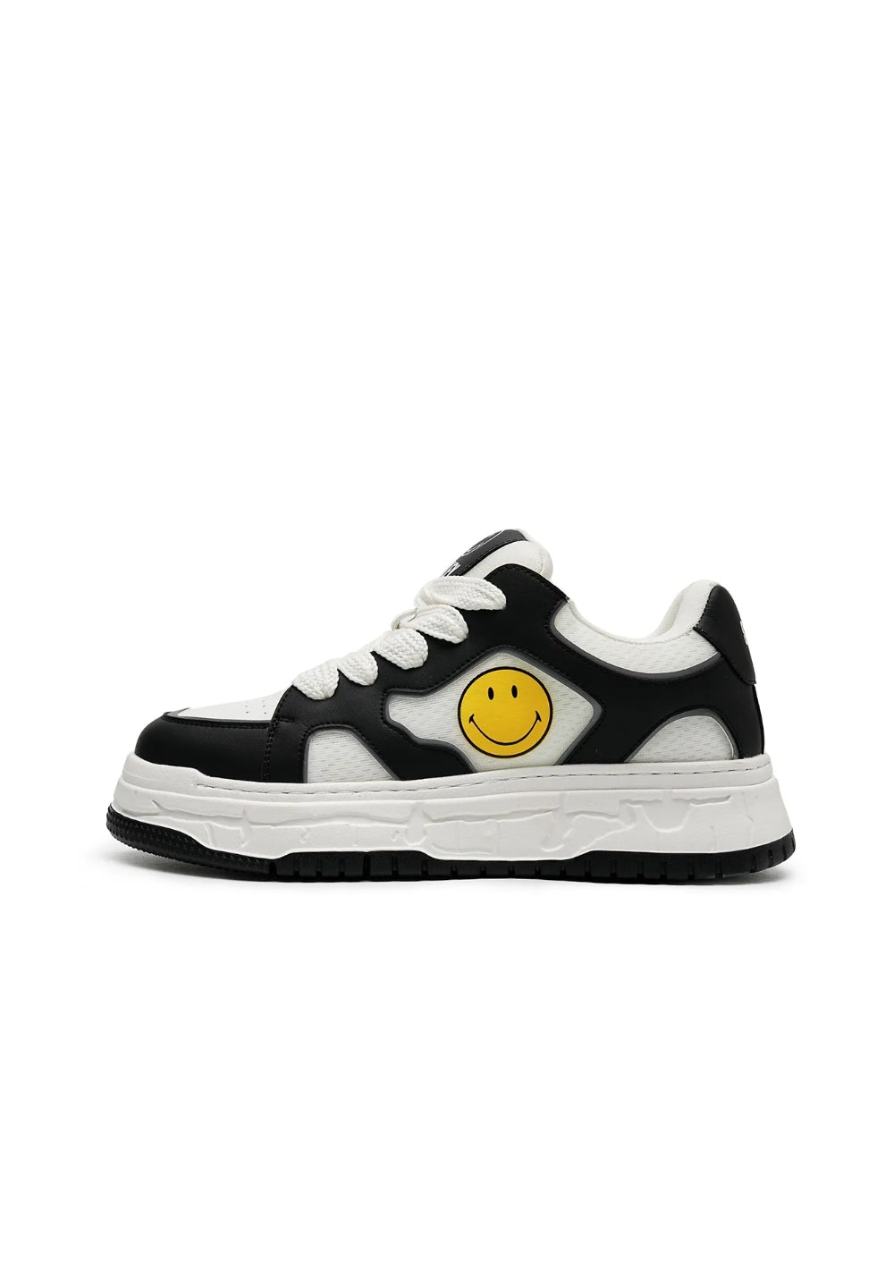 SMILEY丨Fabric-Leather-Mesh Breathable Sports Casual Shoes(Black) - PSYLOS 1, SMILEY丨Fabric-Leather-Mesh Breathable Sports Casual Shoes(Black), Skate Shoes, SMILEY•JAPAN, PSYLOS 1